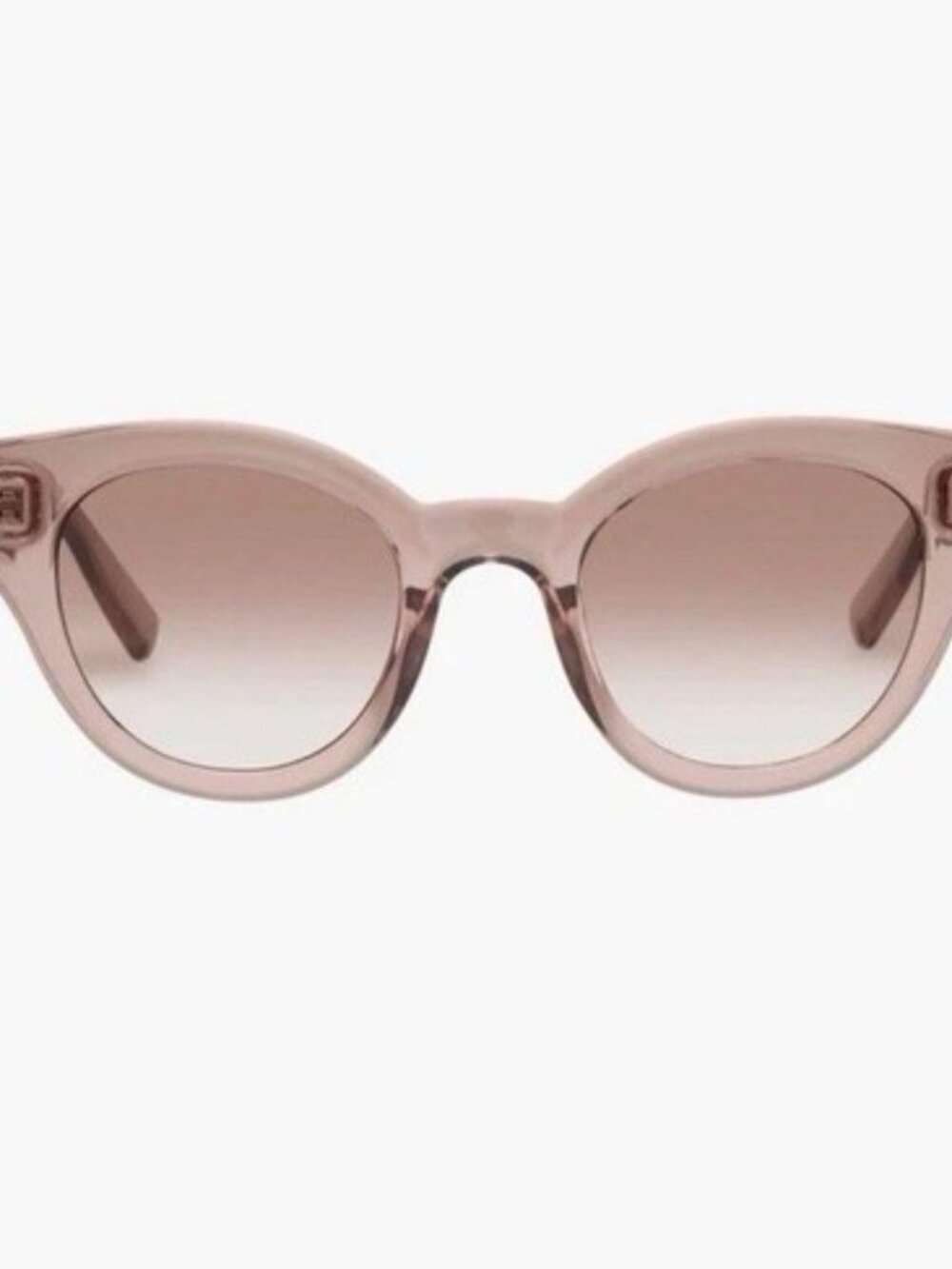 LE SPECS Deja Nu Cat-eye Rosewater Sunglasses LSP2352141 NWT Retail $90